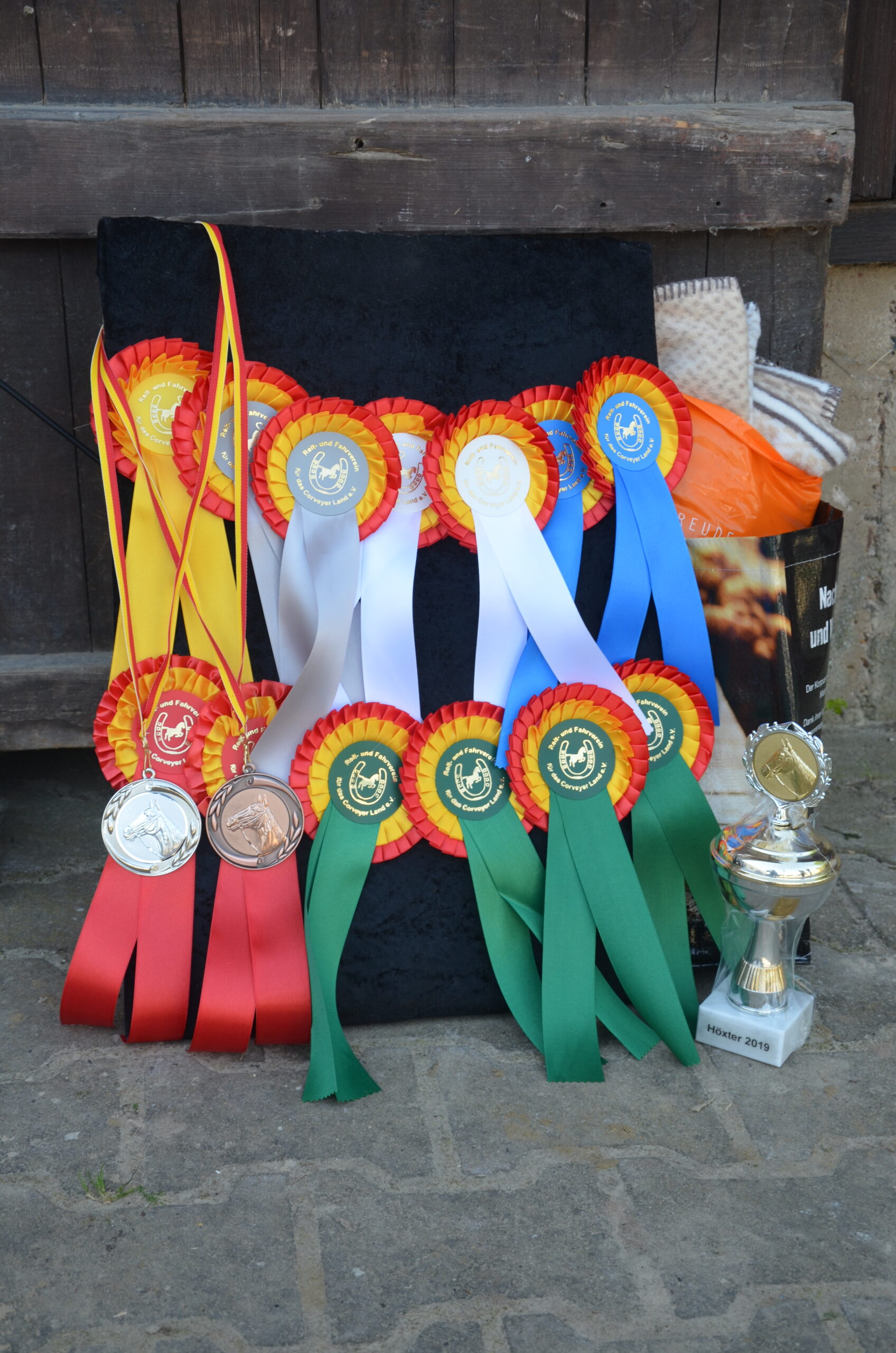 Reitertag Schleifen Pokal